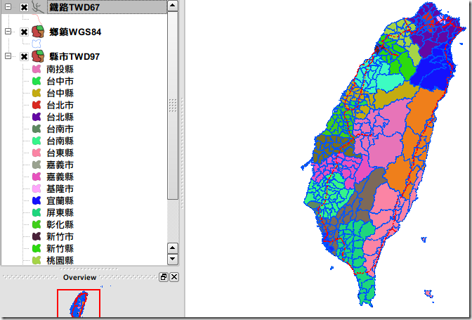 GIS Tech: 在Quantum GIS 中台灣座標系統的用法